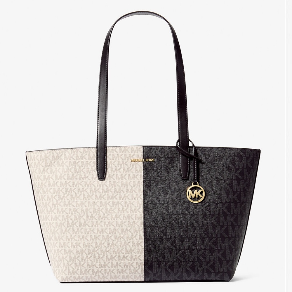 Michael Kors Jet Set Medium Two-Tone Logo Tote Shoulder Bag
BLACK COMBO
NWT - Picture 12 of 16